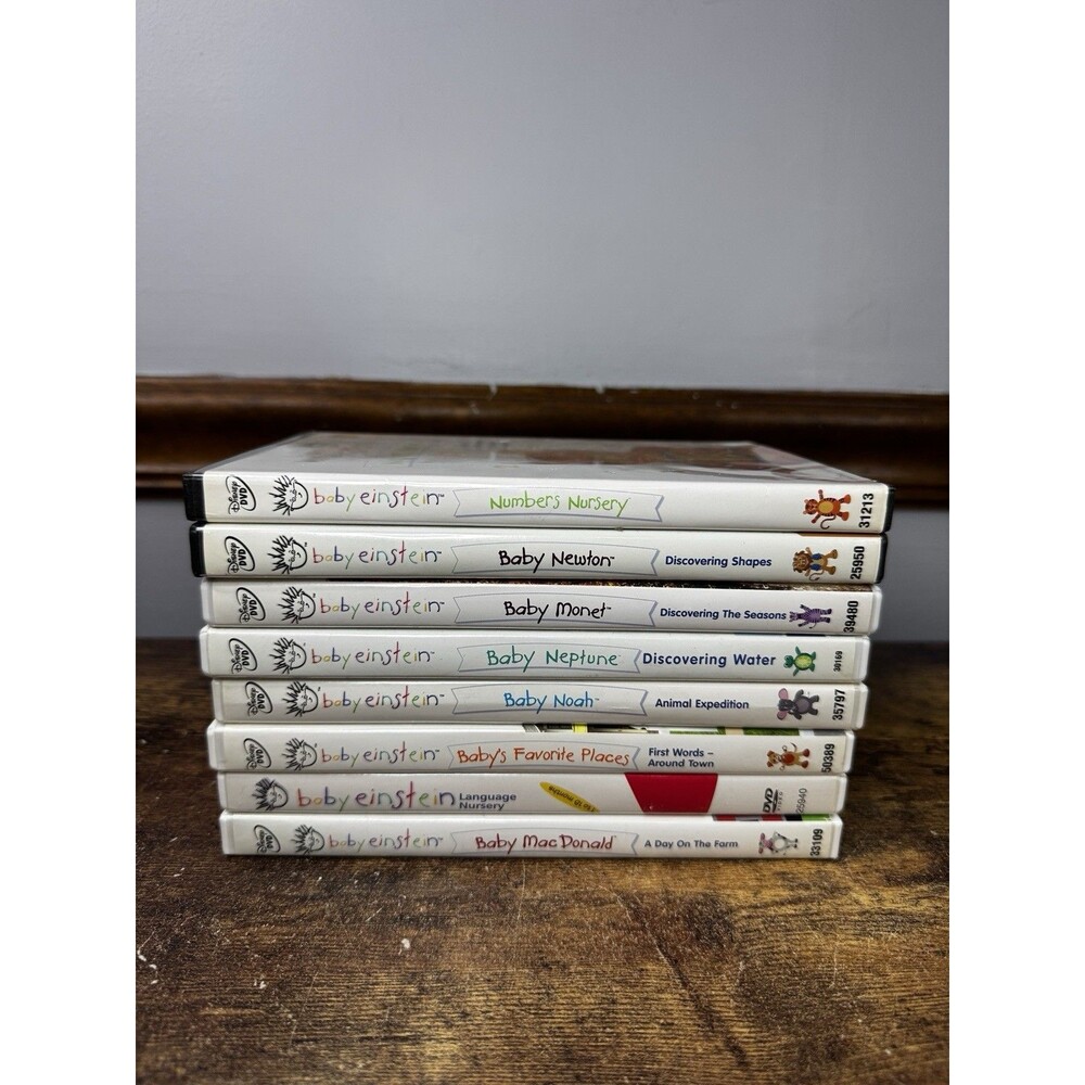 Disney Baby Einstein DVDs Lot Of 8